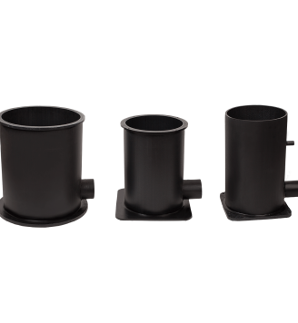 Polyethylene niches for fountain and water feature installations