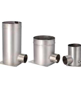 Stainless steel niches for fountain and water feature installations