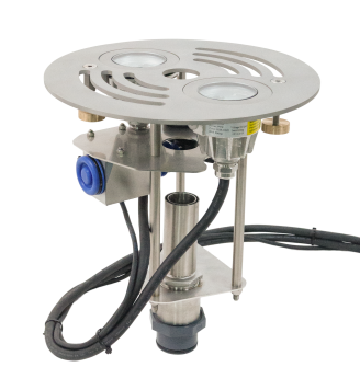 Stainless steel connections water switch dry deck fountain equipment