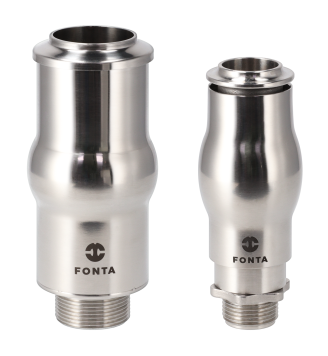 Fizz Jet fountain nozzle for dynamic water spray features