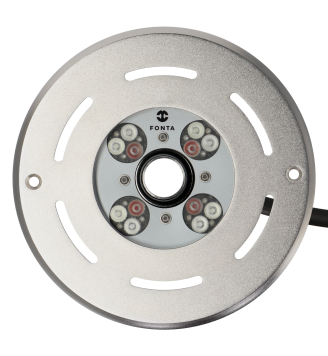 LED lighting fixture for fountain and water feature systems